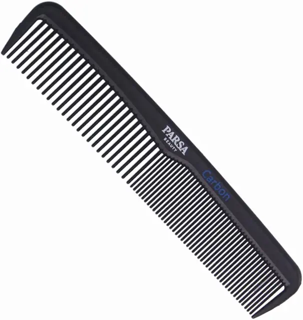 Peigne professionnel en carbone 2-en-1 pour cheveux et barbe - PARSA Beauty