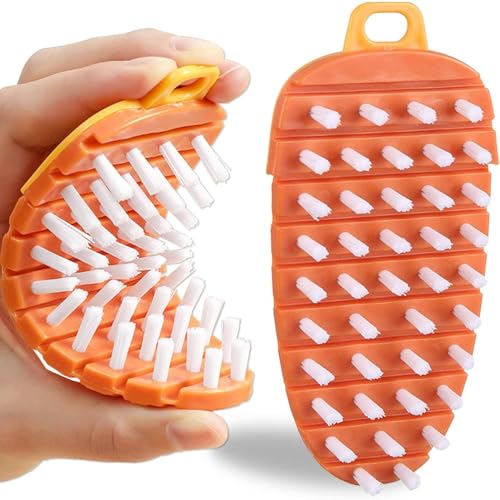 Opiniones y reviews de Utensilios de limpieza para comprar online. 46 2 cepillos de limpieza rápida para todo tipo de verduras, frutas, verduras, verduras, cepillo de limpieza de frutas para zanahoria, patata, rábano, maíz, utensilios de limpieza...