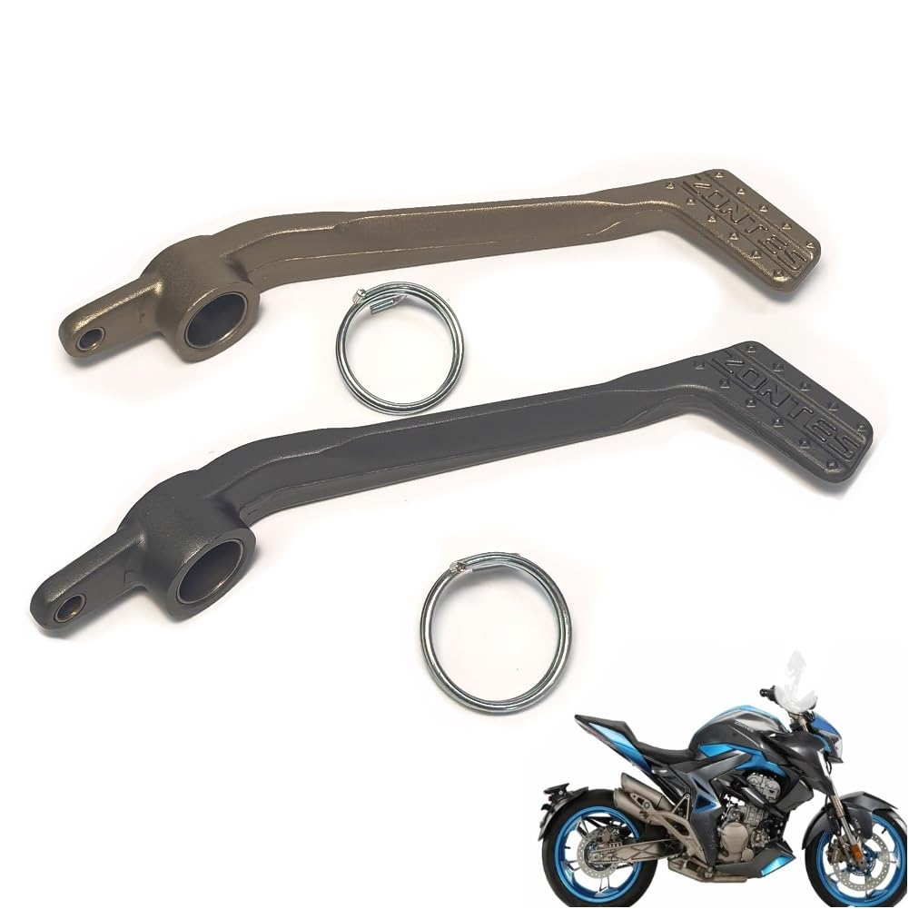 asta bilanciere scarico Adatto per Zontes ZT 310X 310R R2 310T Z310 Leva Del Freno Posteriore Parti Del Motociclo Pedale del Freno Posteriore Bilanciere Forcellone Strumenti punteria scarico(A)