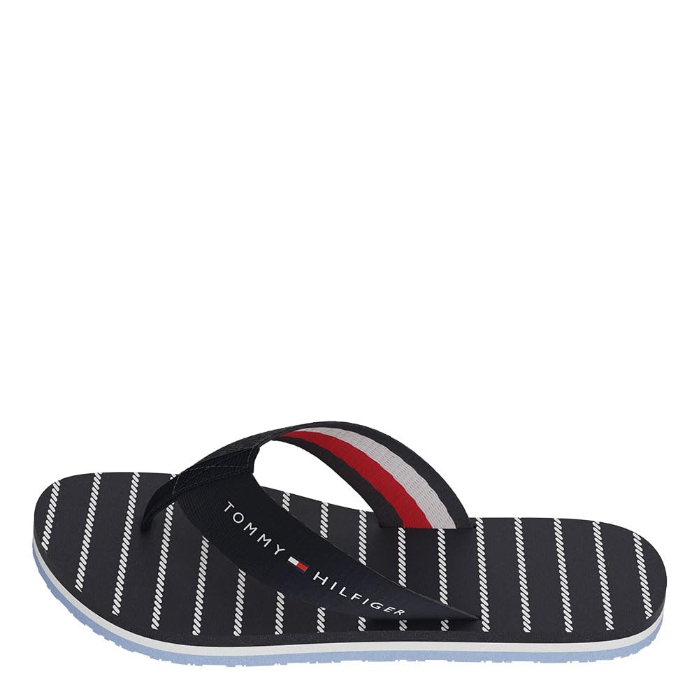 Tommy Hilfiger Tommy Essential-Sandalia de Cuerda, Chanclas Mujer