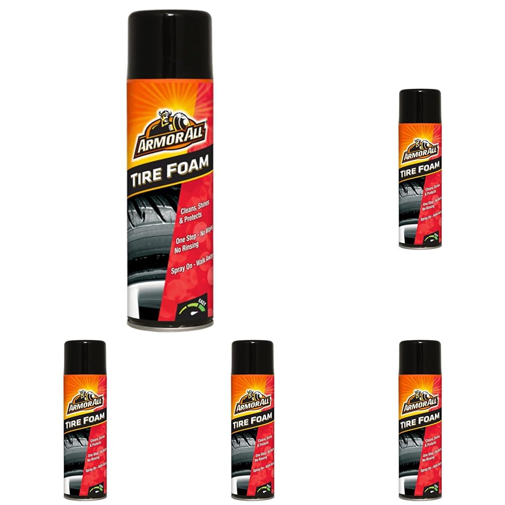Amazon.com: Armor All Tire Foam, Tire Cleaner Spray for Cars