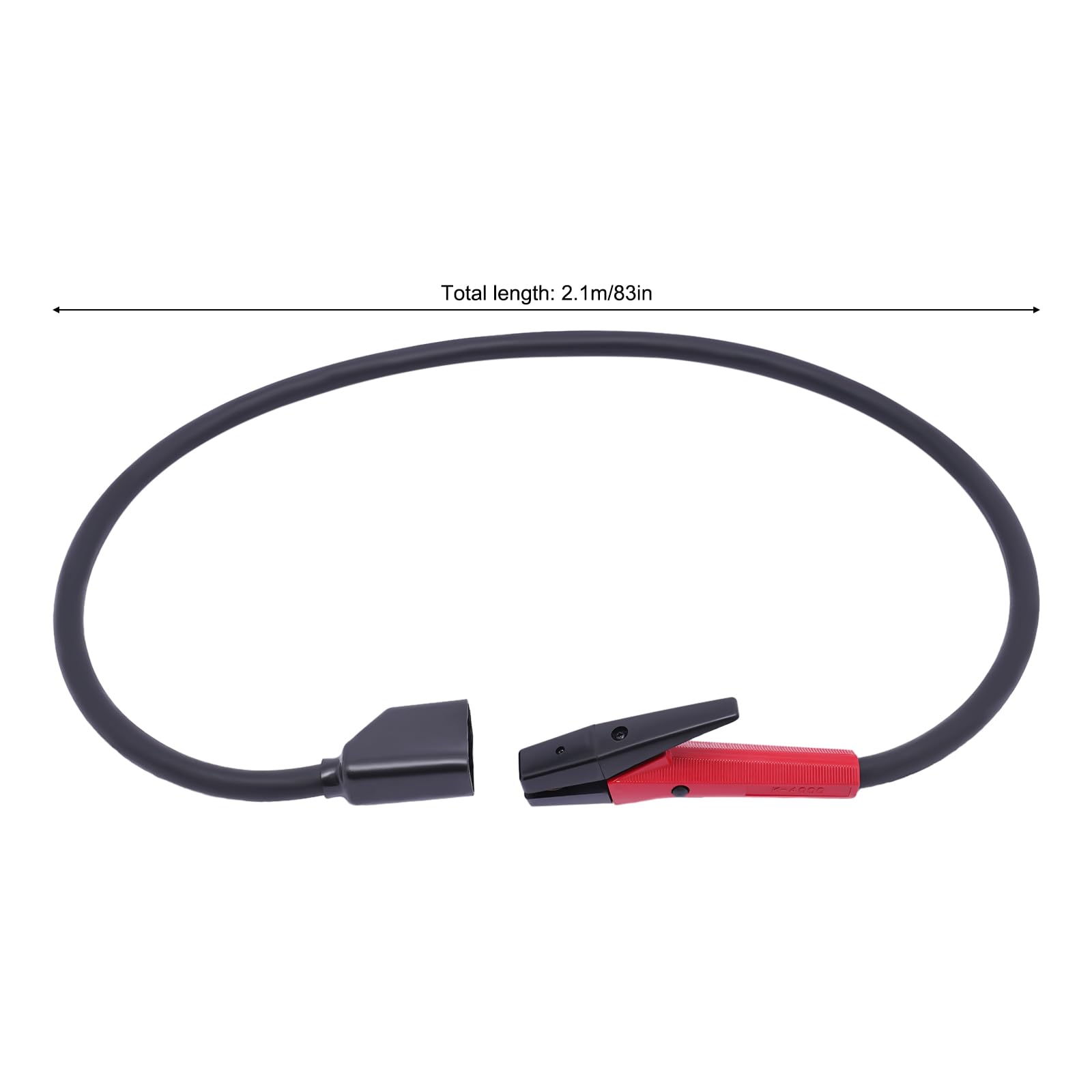 1000Amp K4000 Carbon Arc Air Gouging Torch with 7' Cable, Air Carbon Arc Gouging Torch Replacement Welding Gun Anchor Gouger 21cfm Welding Red Handle