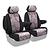 Coverking Center 50/50 Bucket Custom Fit Seat Cover for Select Chrysler Grand Voyager Models - Neosupreme Camo Real Tree (AP Pink with Black Sides)