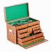 TRINITY TWM-3501 Wood Toolbox, Brown