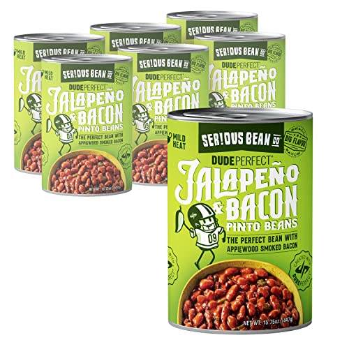 Buy SERIOUS Bean Co Dude Perfect Jalapeño & Bacon Pinto Beans Spicy