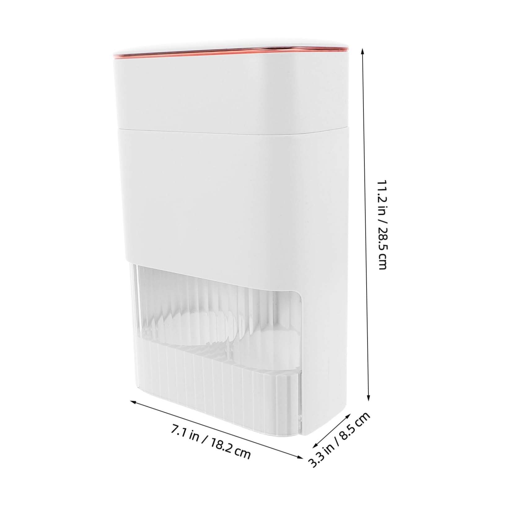 Wall Mount Bathroom Cup Dispenser Automatic Holder for Disposable Cups Space Efficient Design for Home Office Gym Hospital Sleek White Finish Versatile Storage
