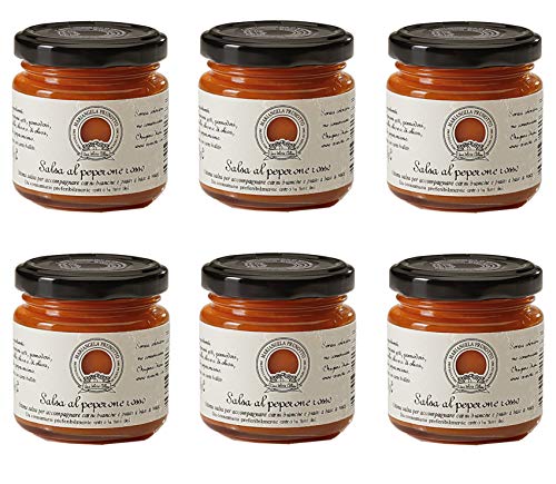 Mariangela Prunotto Azienda Agricola - 6 Vasetti Salsa Al Peperone Rosso 110 G (6x110g)