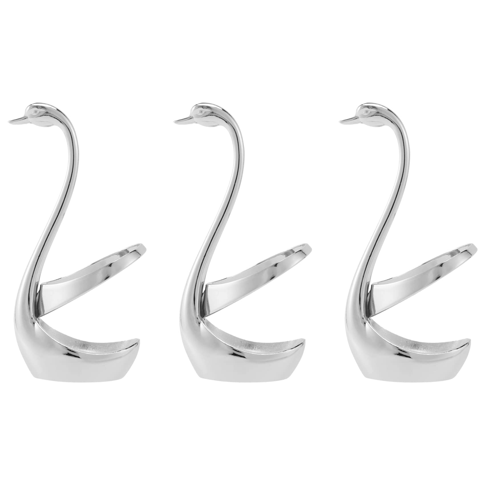 Hndhbfgrt 3X Fork and Spoon Holder, Tableware Set Kitchen Tools Swan Holder Cutlery Holder,Best Gift for Valentine's Day/Wedding