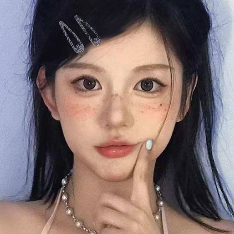 Leopard Print Hair Clips Barrettes for Fine Hair Kawaii Accessories Y2K Cute Stuff for Girls Women Mini Snap Hair Clips for Short Thin Hair Decorations for Women Girls Anime Hair Clips image 4