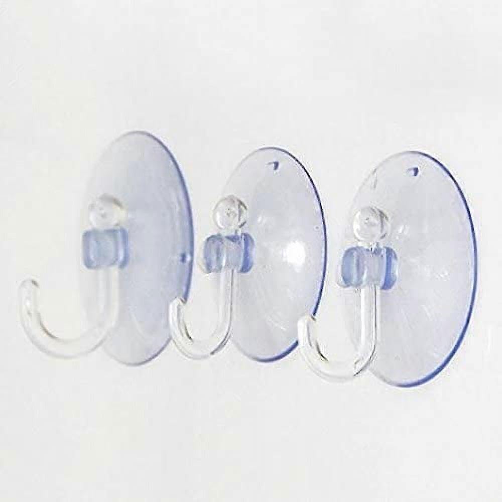 JOYHAPPST 10Pcs Transparent Wall Hooks Suckers Kitchen Bathroom Hangers Suction Cup Hooks