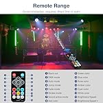 60LED RGB Stage Par Lights - OPPSK 90W Dimmable Sound Activated Multi Modes - Remote & DMX Control - Easy Setup - Uplights for Events Wedding Church Dance Club Home Party Stage Lighting (2Pack) - Image 3