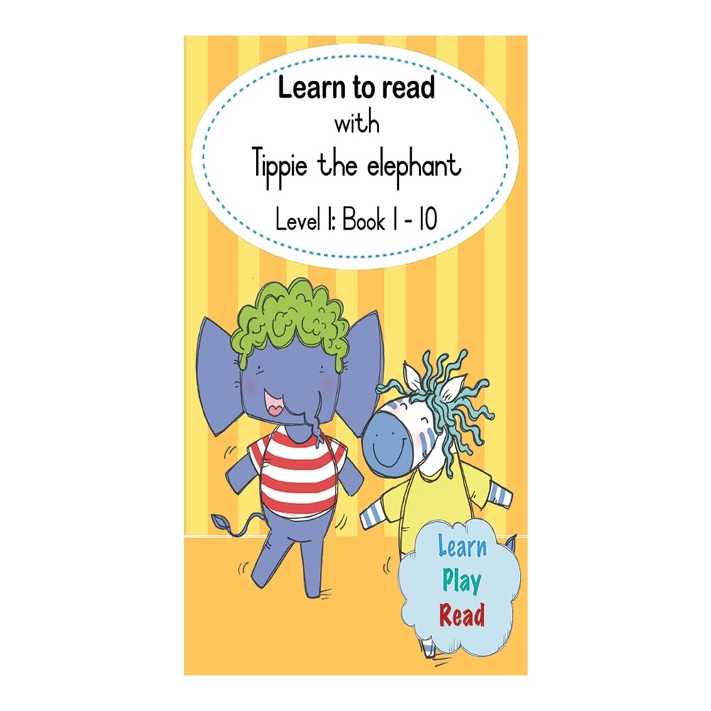 Learn to read with Tippie the elephant (Level 1 Book 1-10