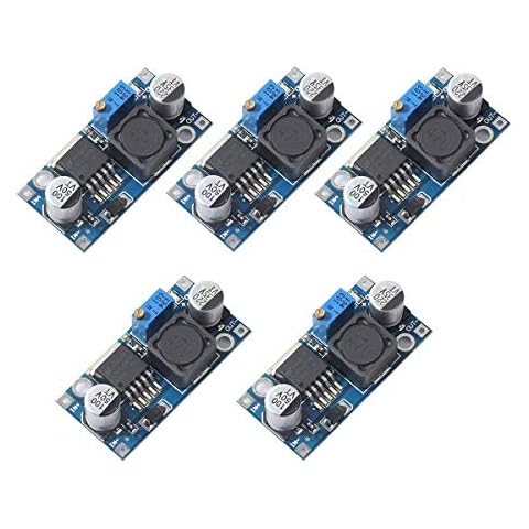 5 Pack LM2596 DC to DC Buck Converter 3.0-40V to 1.5-35V Power Supply Step Down Module Cover