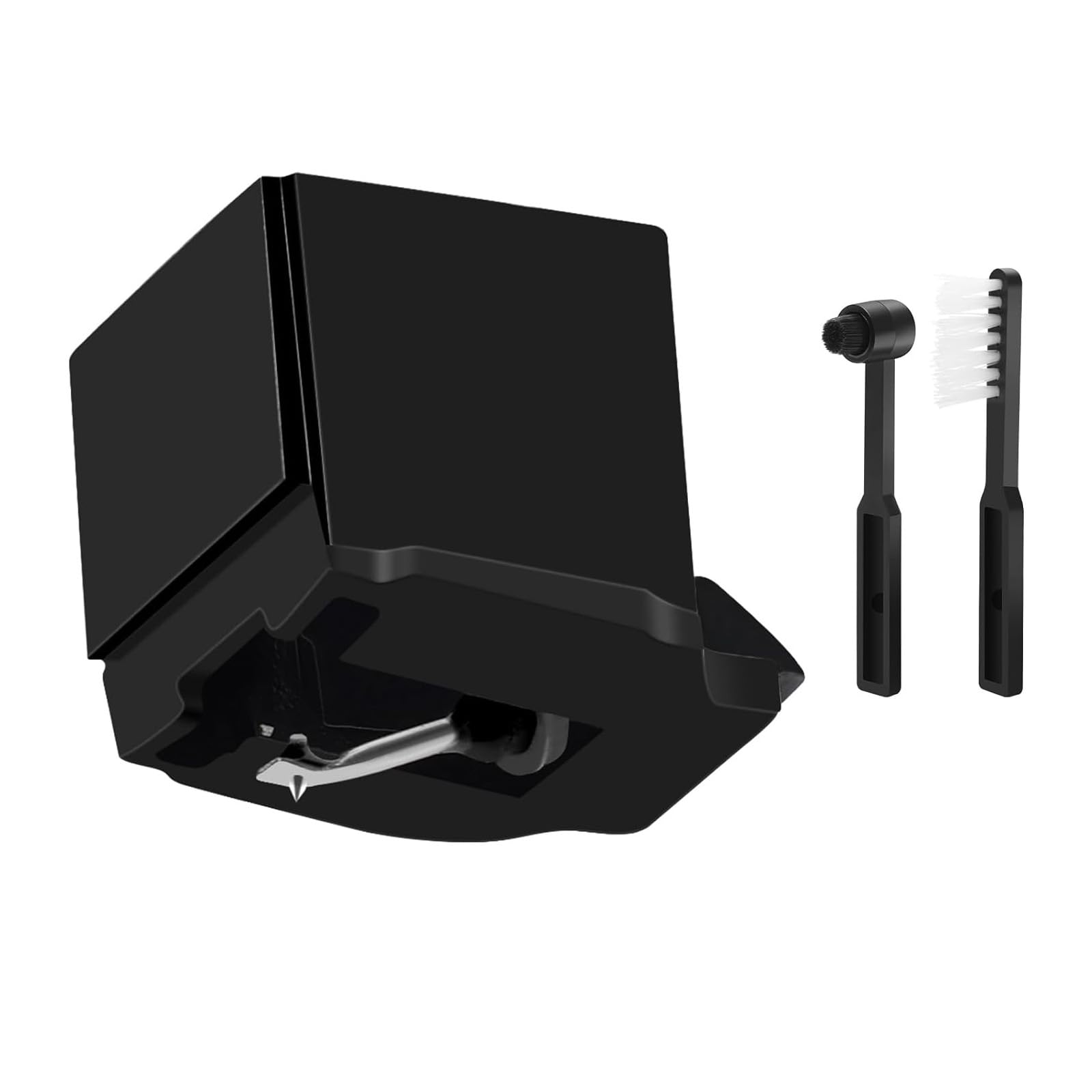 Msioytog Turntable Needle Styluses with Cleaning Brush Phonograph Maintenance Part Record Player Needle for Players High Compatibility Turntable
