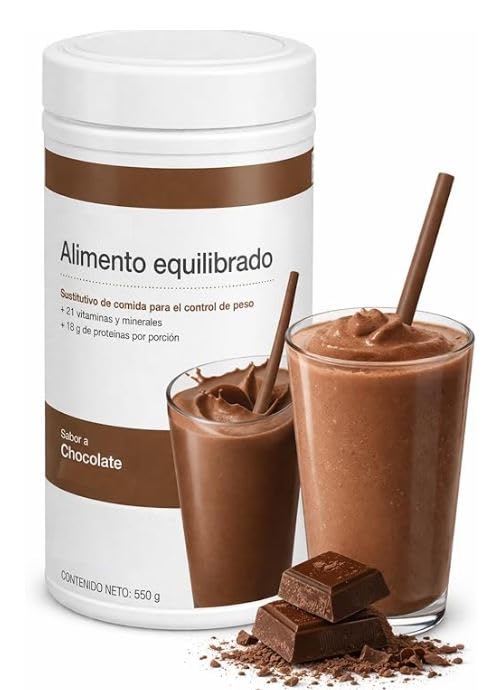 Batido Sustitutivo de Comida Formula 1, Sabor Chocolate cremoso, Alto Contenido de Proteínas, 26 Vitaminas y Minerales, Sin Gluten, Apto para Veganos, 550 gr (Chocolate cremoso)