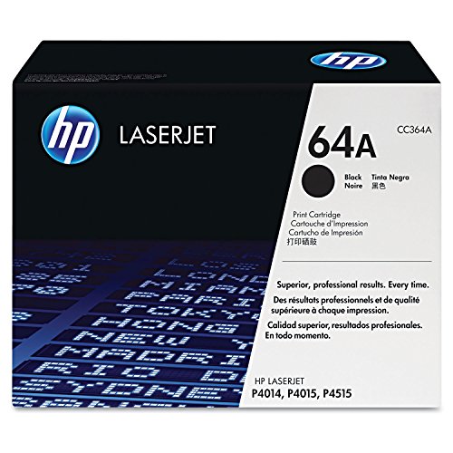Toner HP 64A CC364A noir pour imprimante laser