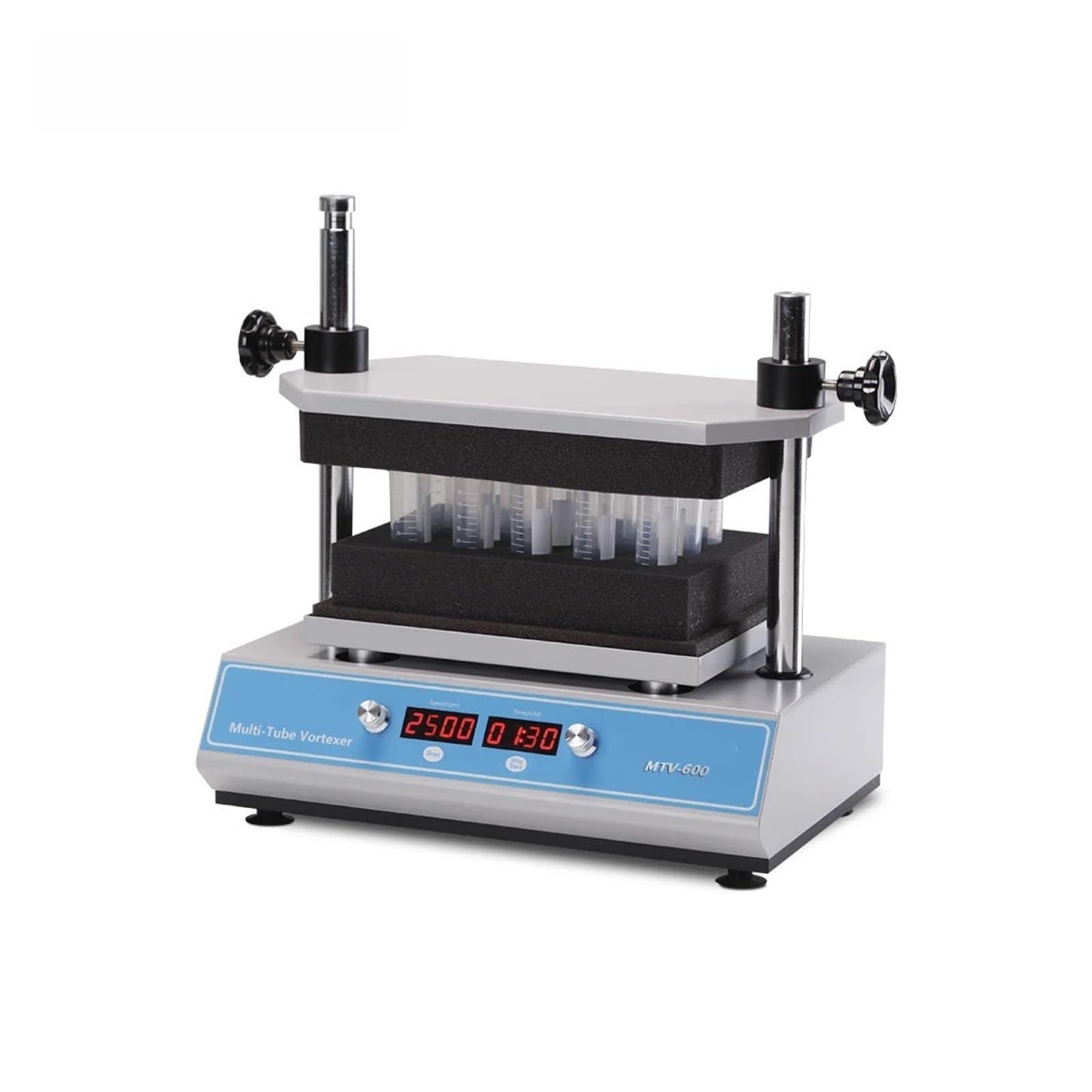 Mezclador vórtex multitubo MTV-600 (estándar con un conjunto completo de gradillas for tubos de ensayo de espuma) Centrífuga mezcladora específica for laboratorio Excelente capacidad de mezcla(1set MT