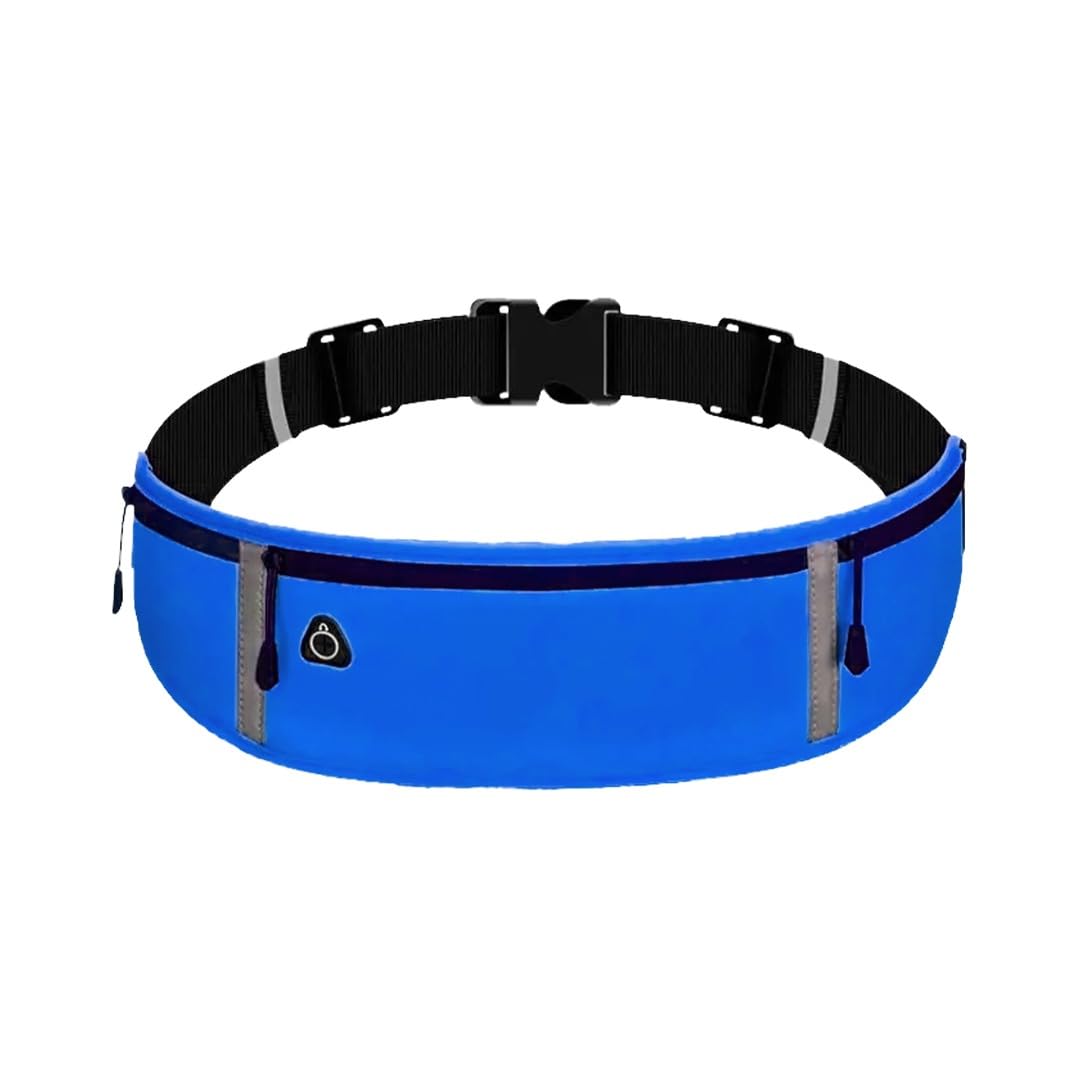INKMILAN Active Fit Unisex Waist Fanny Pack Bag | for Hiking, Running, Outdoor Sports, Gym | Waterproof | Adjustable Strap & Earphone Holes | for Men & Women (Blue) (B0CS3MPMJB) Amazon Price History, Amazon Price Tracker