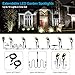 ALOVECO Landscape Lighting 1800LM 12V Low Voltage Landscape Lights Kit with Transformer and 69FT Cable IP65 Waterproof LED Uplighting Outdoor Spotlights for Yard House Tree Garden 6 Pack Warm White