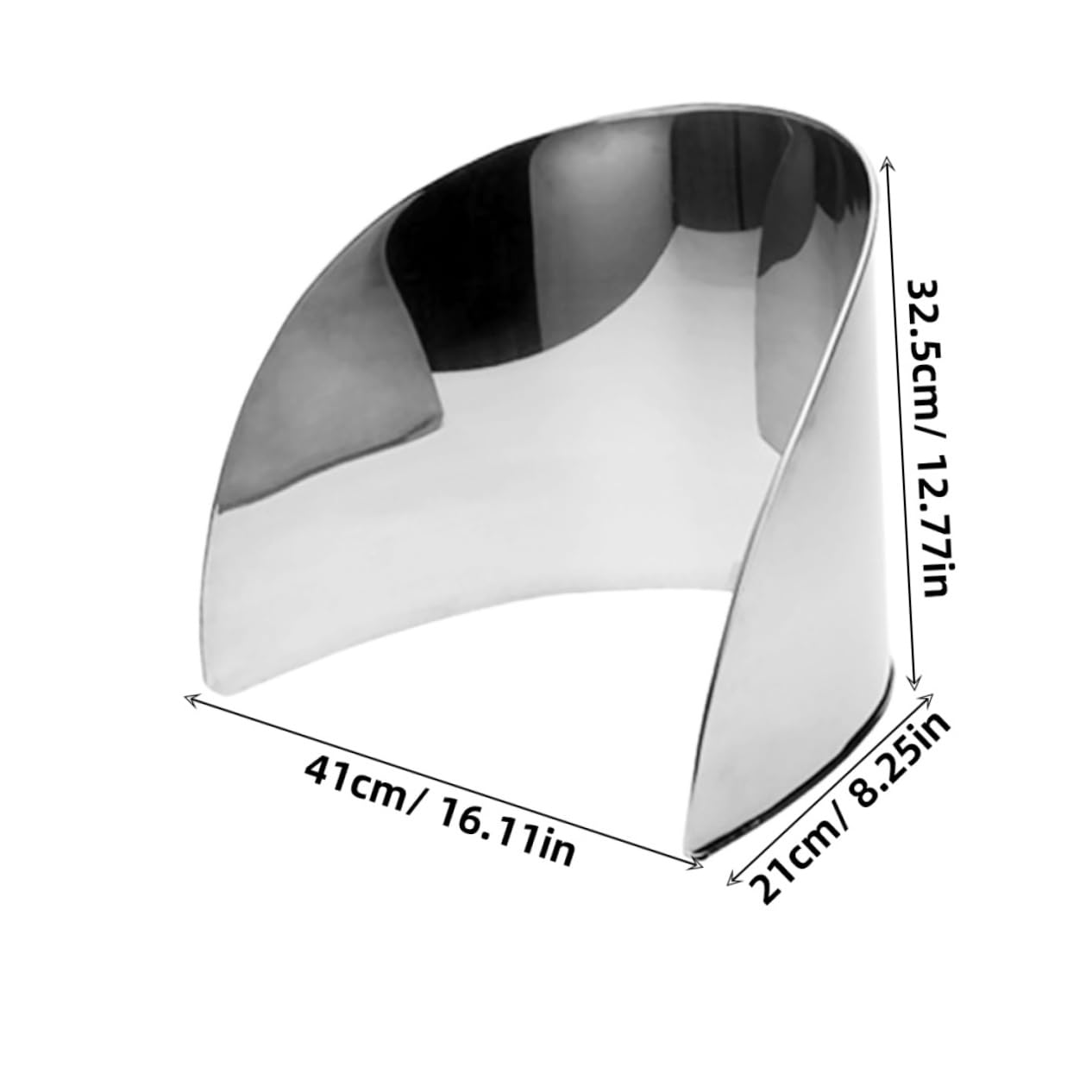 Alipis Stainless Steel Cutting Board Enclosure Guard Countertop Splash Shield over Sink