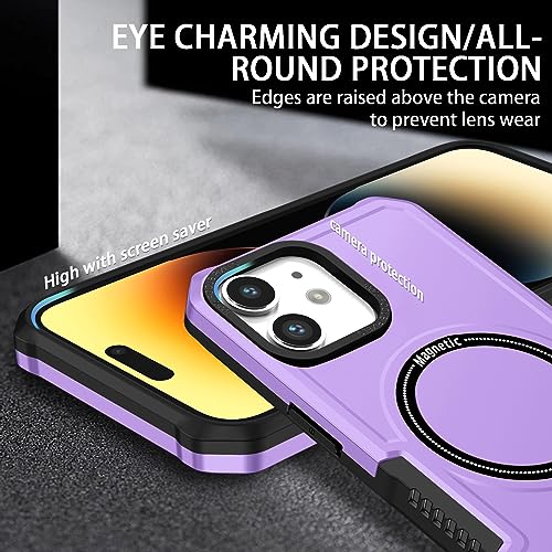 Coque magnétique pour iPhone 12 rigide mate contre les rayures
