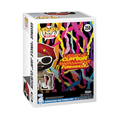 Funko Pop! Rocks: George Clinton – Parliament Funkadelic – Figurine en Vinyle à Collectionner – Idée de Cadeau – Produits Officiels – Jouets pour Les Enfants et Adultes – Music Fans - Les Beatles, Paul McCartney, John Lennon, RIngo Starr, George Harrison Funko Pop! Rocks: George Clinton - Parliament Funkadelic - Figurine en Vinyle à Collectionner - Idée de Cadeau - Produits Officiels - Jouets pour Les Enfants et Adultes - Music Fans – Image 4