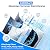 Ecoviva Under Sink Reverse Osmosis Water Filter, 8 Stage Tankless Reverse Osmosis System Reduce PFAS, RO & Filtered Water Options, 600GPD 2.5:1 Pure to Drain RO System, Filter Life Monitor Black
