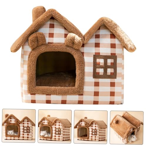 Sosoport Casa De Gato Para Animais De Estimação Ninho De Gato Universal Casa De Dormir Para Animais
