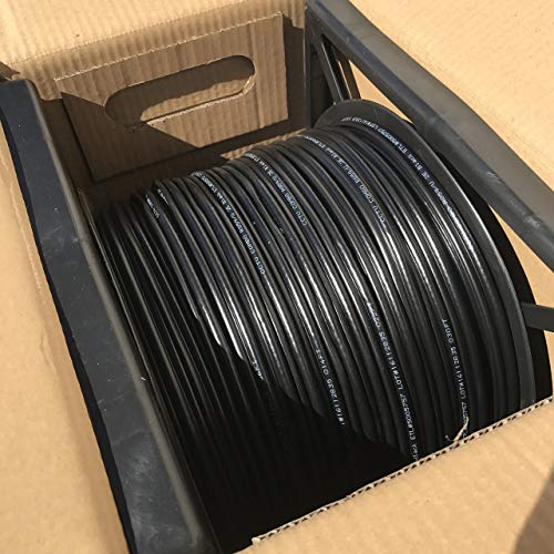 Five Star Cable Rg59 500 Ft Siamese Combo Cctv Coaxial Video Power Cable Black - 20Awg Rg59 + 18/2 18Awg Power Cable (500 Ft, Black) #TOP2