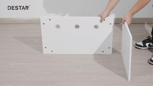 DEStar Hidden Litter Box Enclosure Wooden Cat Washroom Storage Cabinet End Table Indoor Decorative Pet House with Double… - Image 8