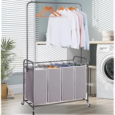 STORAGEIDEAS 4-Bag Laundry Sorter Cover