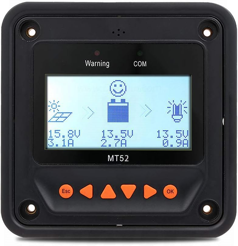 EPsolar Tracer ソーラーチャージコントローラー MT50付 Amazon.com: EPEVER MT-52 Remote Meter MT-52 Solar Controller LCD