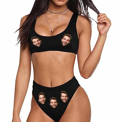 Custom Face Swimsuits for Women Personalized Photo Bathing Suits Customized One Piece Swimwear