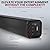 Pyle Home Theater Soundbar Speaker w/Bluetooth - Wave Base Streaming Tabletop Stand Mount TV Digital System with AUX/USB Port/Micro SD Input, Extended Bass Performance, Full Range Sound Reproduction