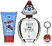 Produktbild First American Brands Blue Style Papa 3D - Die Schlümpfe Papaschlumpf 100 ml Eau de Toilette + 75 ml Duschgel + Schlüsselanhänger Geschenkset für Kinder, 1er Pack (1 x 100 ml)