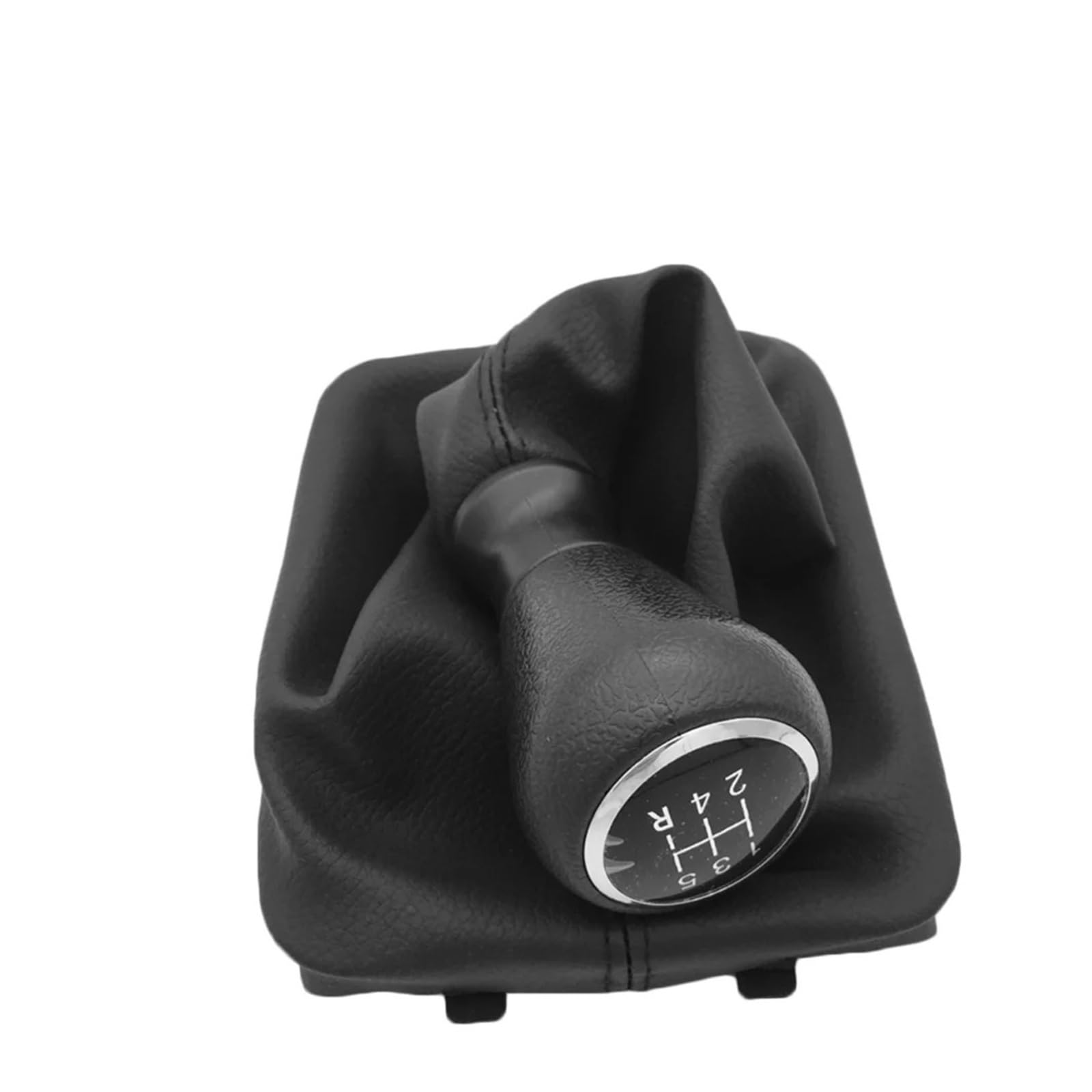 MKGKACVCPT Manual Shifter knob for Peugeot 207 307 406 PU 5 Speed Gear Shift Knob Shifter Lever Stick Gaiter Boot Cover(207 307)