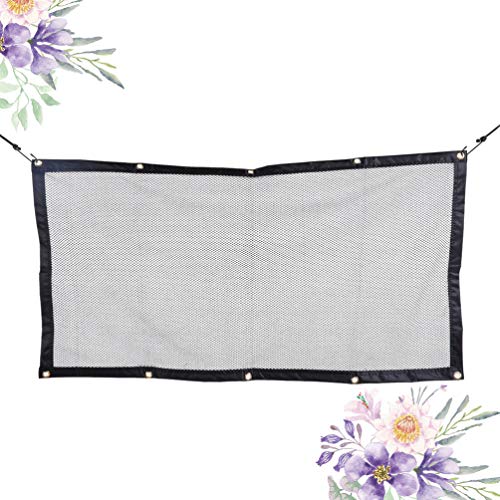 BESPORTBLE 115 x 62 cm banco traseiro barreira divisória para motorista de animais de estimação, cer