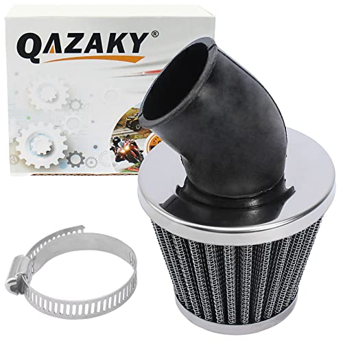 QAZAKY 41mm 42mm 43mm 1.65inch Air Filter Cleaner 45 Degree Angled for 125cc-150cc 200cc 250cc Motorcycle ATV Quad Scooter Gokart Moped Chopper Pit Dirt Pocket Mini Super Bike GY6 PZ24 PZ30 CG 1.65in QAZAKY 41mm 42mm 43mm 1.65inch Air Filter Cleaner 45 Degree Angled for 125cc-150cc 200cc 250cc Motorcycle ATV Quad Scooter Gokart Moped Chopper Pit Dirt Pocket Mini Super Bike GY6 PZ24 PZ30 CG 1.65in