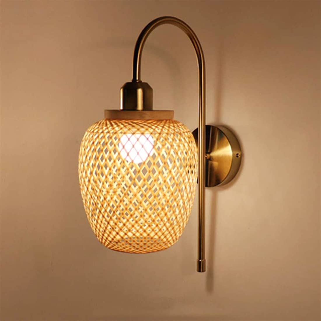 GOOD & MOJO wandlamp Kinabalu, naturel, 50 cm, bamboe stekker GOOD & MOJO wandlamp Kinabalu, naturel, 50 cm, bamboe stekker