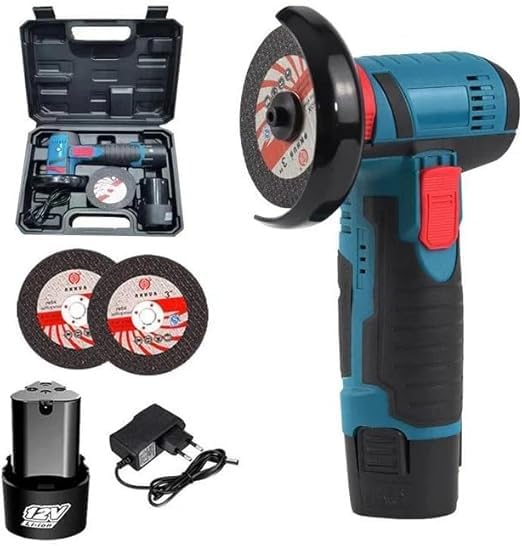 Mini Flex Mini Smerigliatrice Taglierina Elettrica A Doppia Batteria Litio 12v 1.5ah 76mm 19500rpm