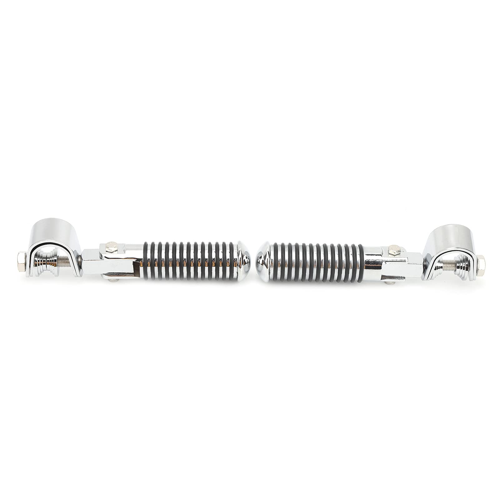 Reposapiés para Motocicleta reposapies para moto Estriberas Antidesgaste Plegables de Alta Resistencia para Protectores de Motor/tuberías de 1 Pulgada(Color Reposapiés