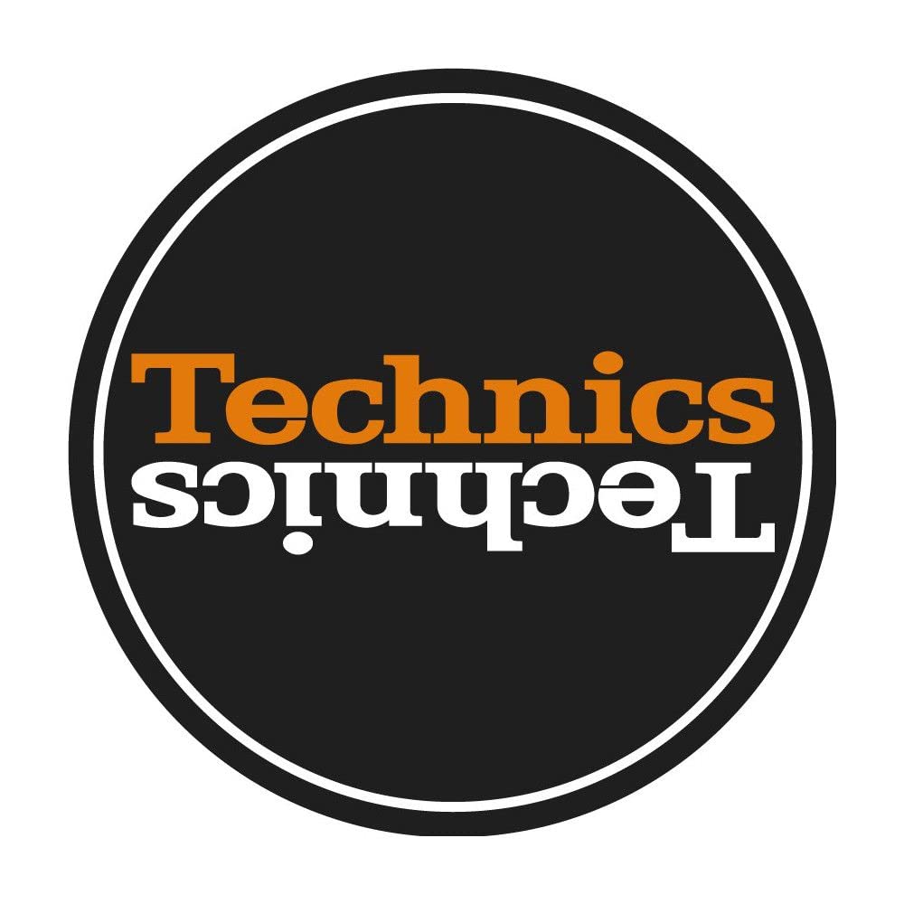 Magma Technics Slipmat Duplex 6: Bianco/Arancione a specchio su Nero