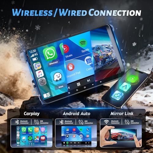 [6+128] Volxcereo Car Radio for Volkswagen VW Passat Jetta Tiguan Golf MK5 MK6 T5 EOS Polo, 9 inch Android Touchscreen Stereo with Carplay/Android Auto, GPS, WiFi, Bluetooth, SWC, FM/RDS by Volxcereo - Image 2