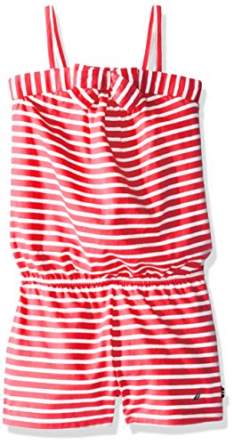Nautica Girls Knit Striped Romper