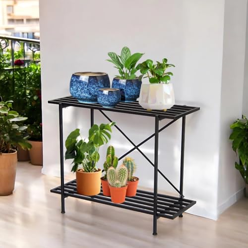 15 Artificial Plant Decorating Ideas 112 ecofynd Eric Plant Stands for Outdoor Balcony, Flower Pot Stand f...