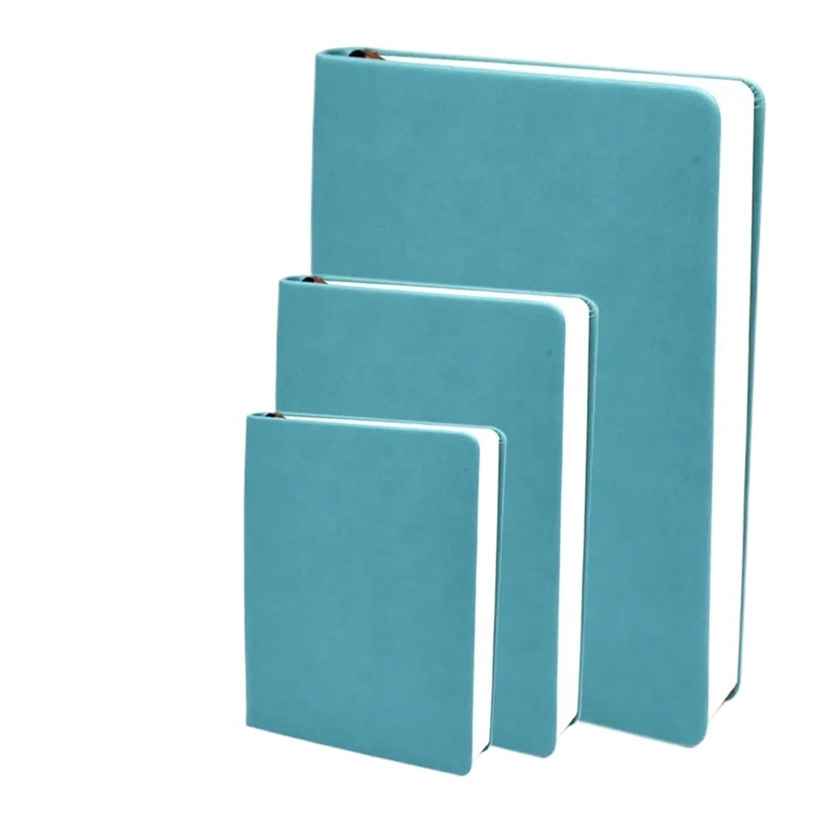 Notizbuch Softcover Super Dicke Notizbücher, Agenda-Planer, 660 Seiten, Leere Innenseite, PU-Leder, weicher Einband, Skizzenbuch, Tagebuch, Notizbuch, Schreibwaren(Blue,A5)
