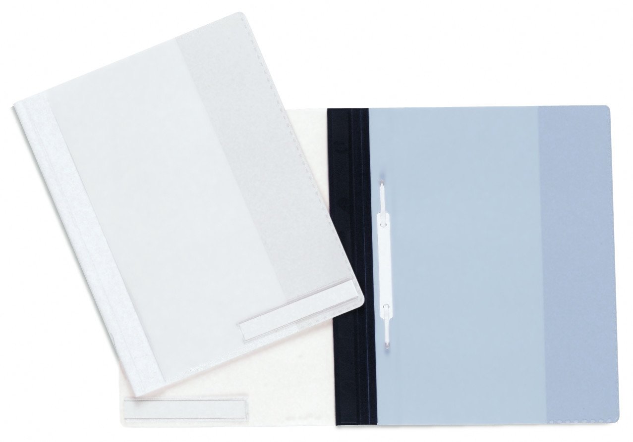 Durable 251006 Skoroszyt A4 (z przezroczystą przednią okładką), opak. 25 sztuk, kolor niebieski.