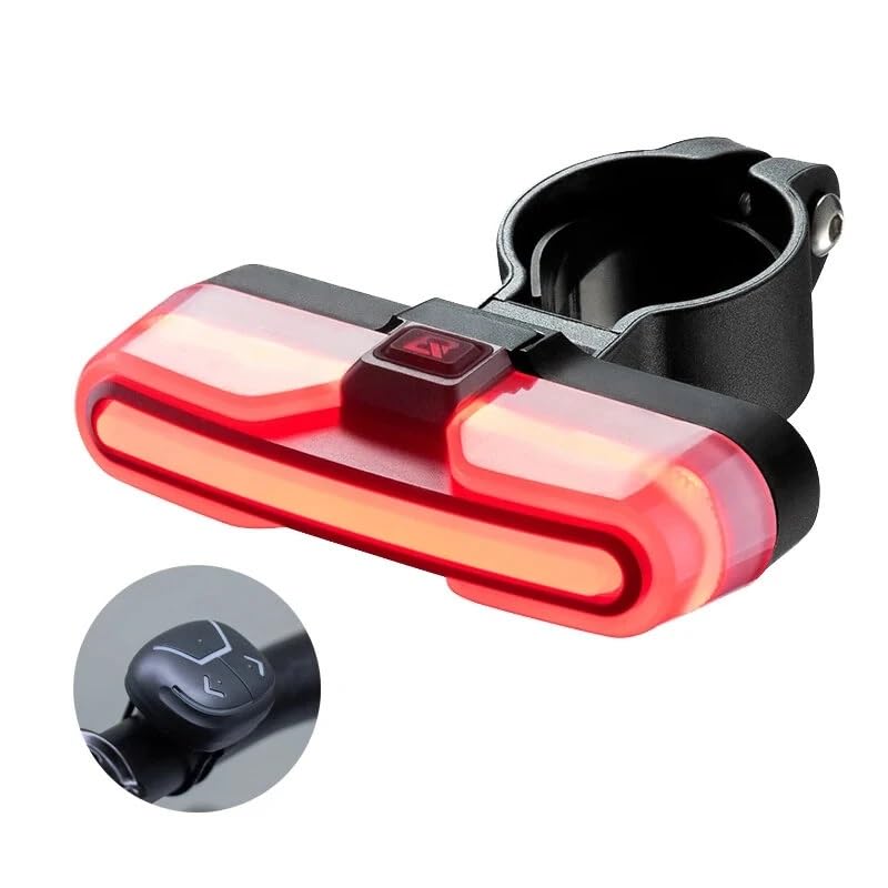 Feu arrière de vélo intelligent USB-C étanche IPX6 avec capteur de frein