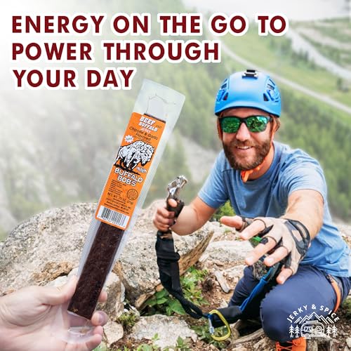 Jerky-N-Spice Buffalo Bob'S Exotic Jerky (10-Pack), 10 Flavor Variety Pack Of Exotic Snacks, Wild Game Jerky Snack Packs For Fathers, Food Gifts Healthy Beef Sticks thumb #4