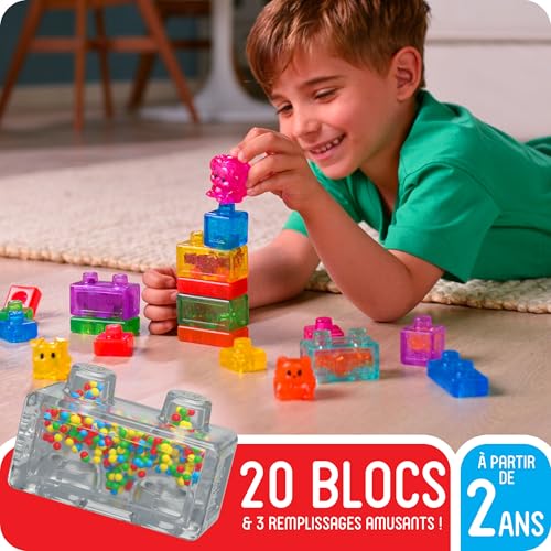 My Pets and Me Jeu de construction JELLY BLOX GOLIATH 20 blocs 2 personnages 2 animaux Dès - vue 4